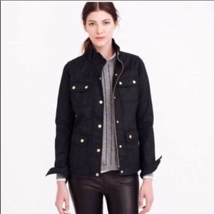 J Crew Relaxed Boyfriend Field jacket, Black